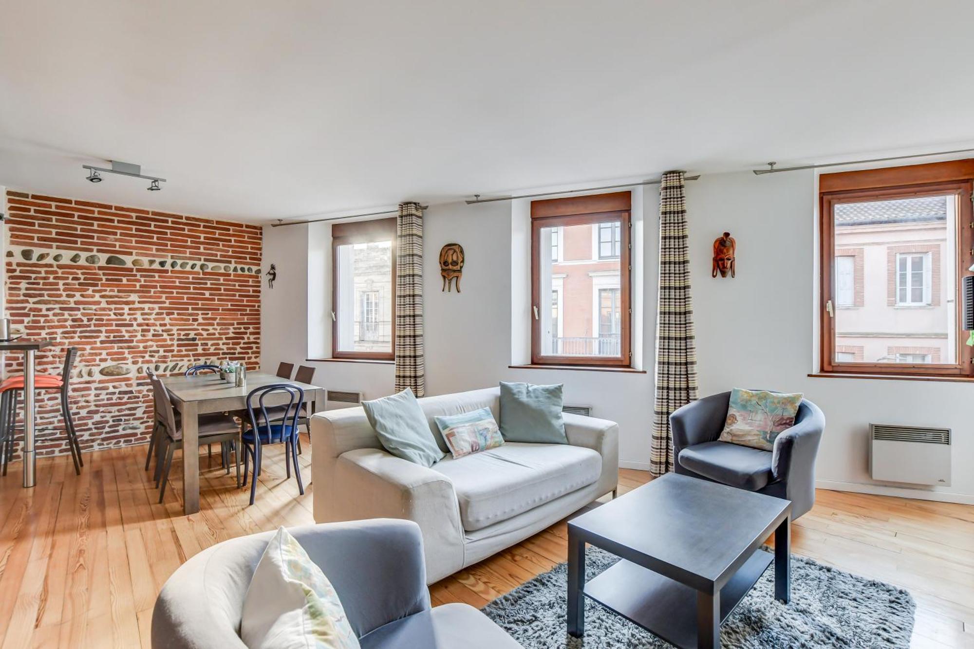Duplex Tolosa - Pont-Neuf, Dome De La Grave, 2 Bdrs 85M2, Ac, Free Private Car Park - T3 85M2 Avec Clim, Parking Prive Gratuit Bagian luar foto