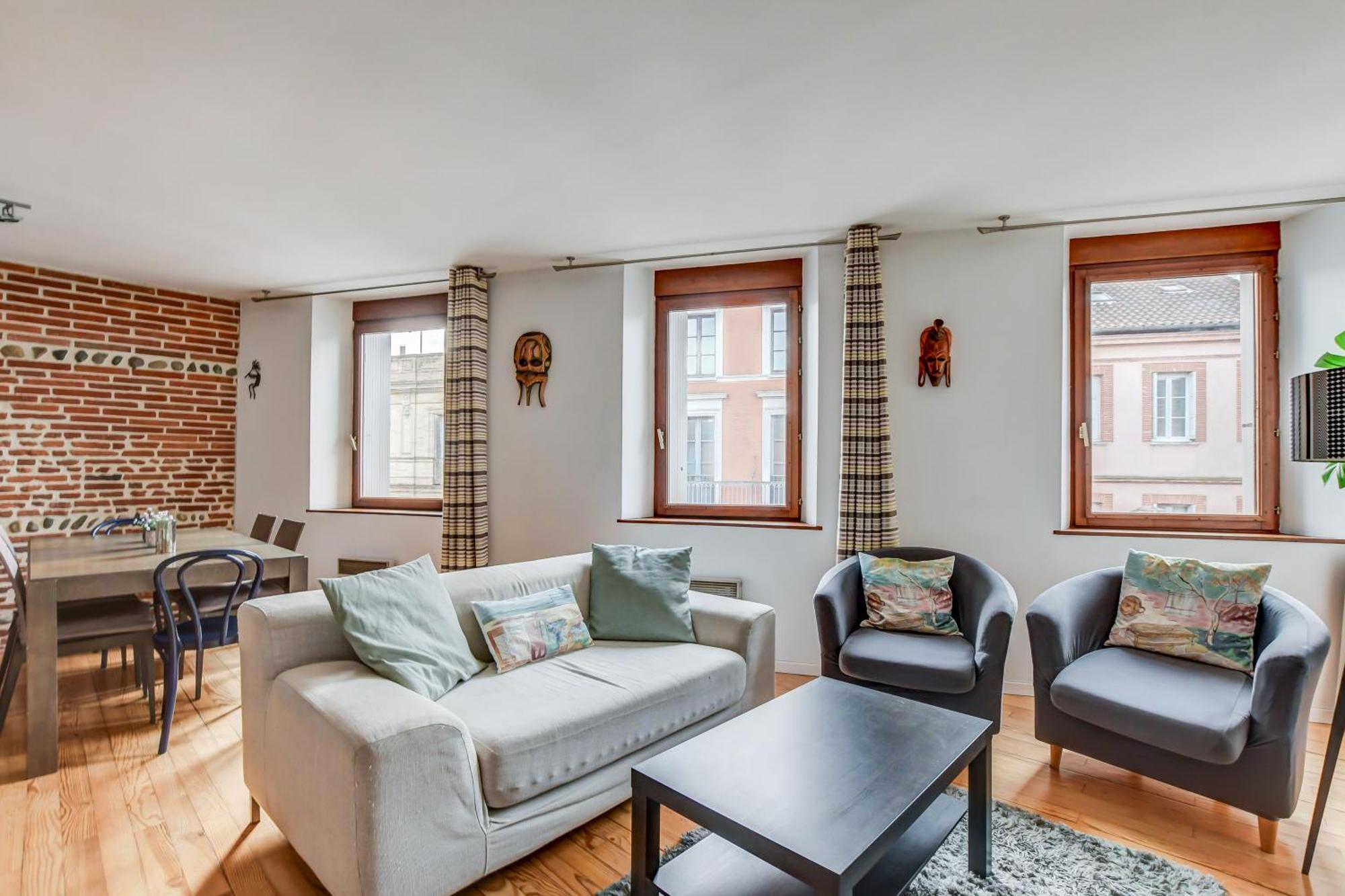 Duplex Tolosa - Pont-Neuf, Dome De La Grave, 2 Bdrs 85M2, Ac, Free Private Car Park - T3 85M2 Avec Clim, Parking Prive Gratuit Bagian luar foto